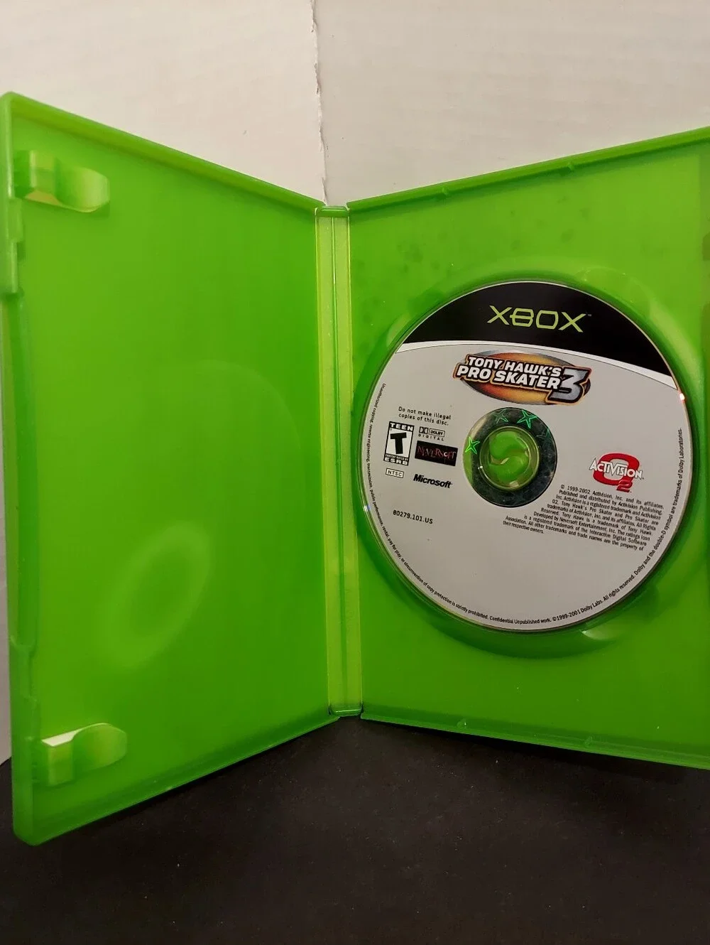 Tony Hawk 3 Microsoft Xbox Tony Hawk's Pro Skater 3 Xbox Hawks Original Xbox